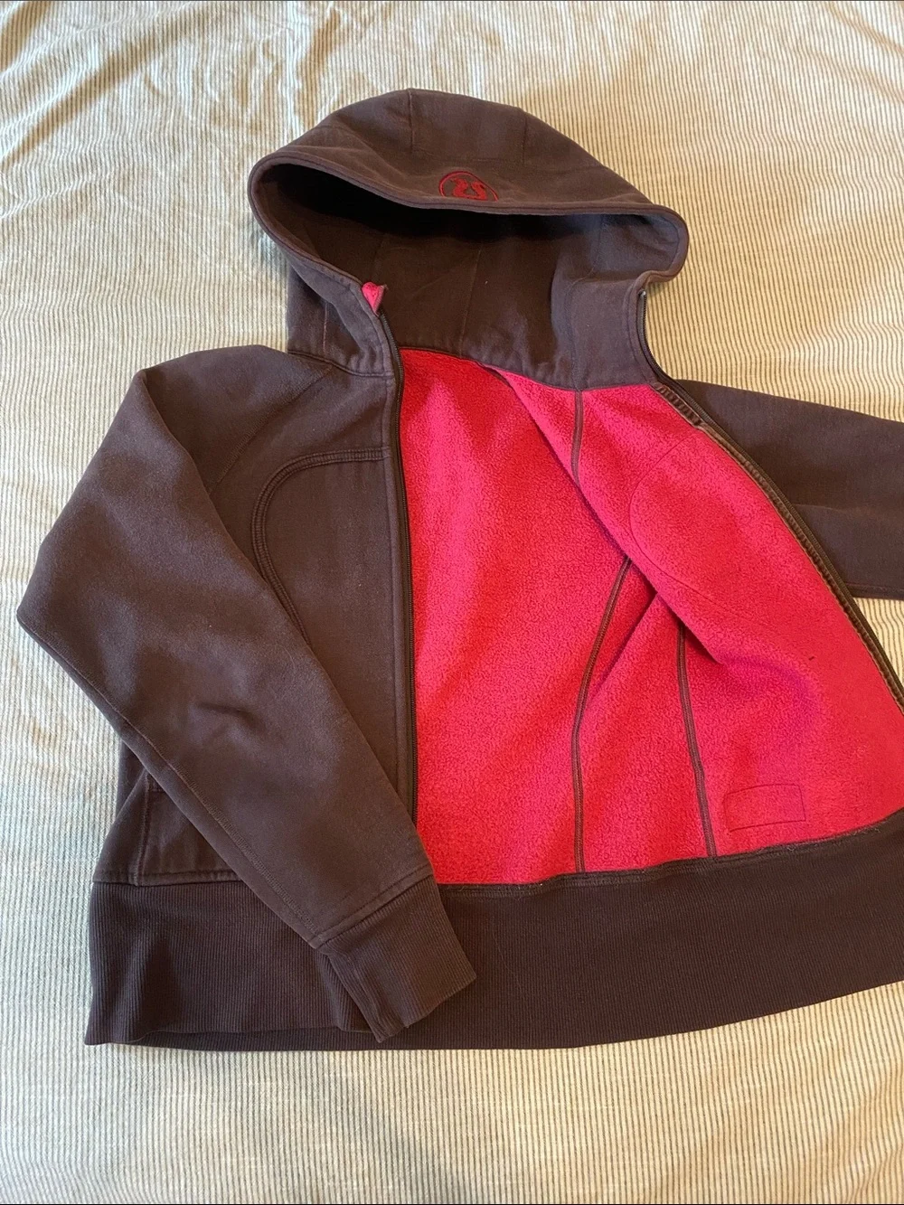 Lululemon Vintage Scuba Zip-Up Hoodie Size 6 - Picture 3 of 3